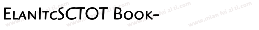 ElanItcSCTOT Book字体转换